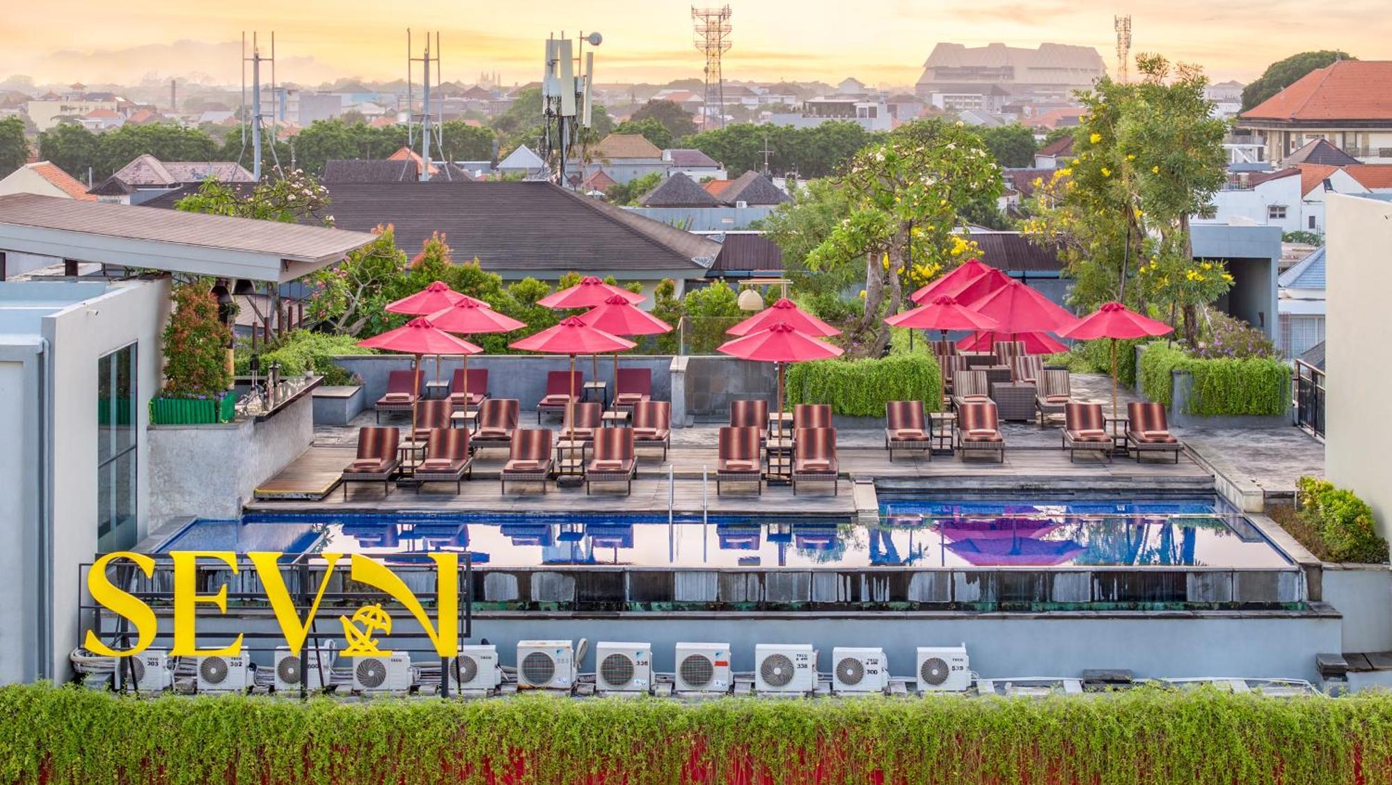 Sevn Legian Hotell Eksteriør bilde